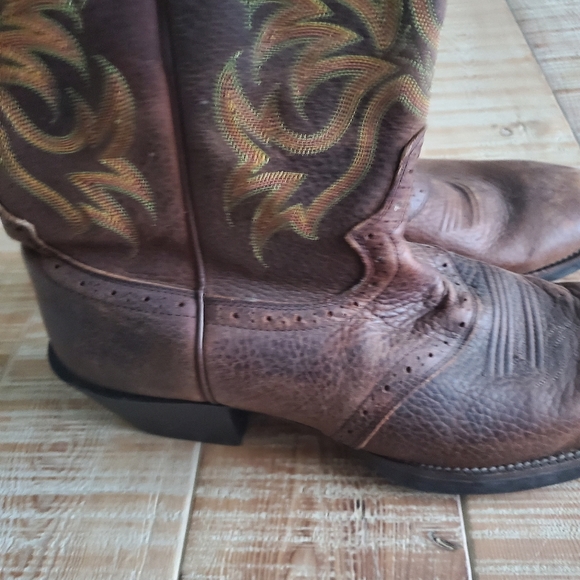 Justin's men western boots milo 12d brown - Picture 5 of 14